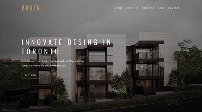 BAUEN - Architecture & Interior Template