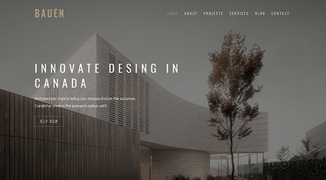 BAUEN - Architecture & Interior Template