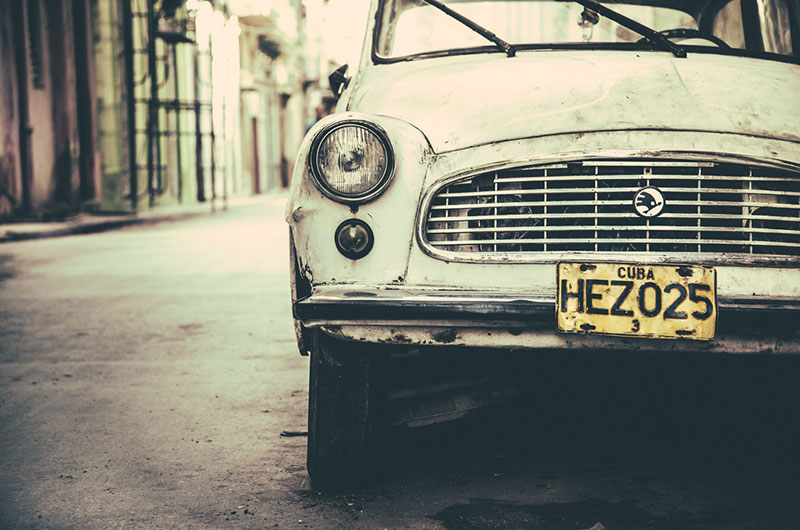 Old Cars on Street