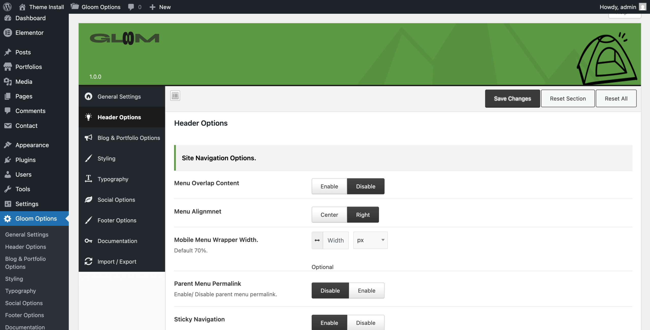 header-options