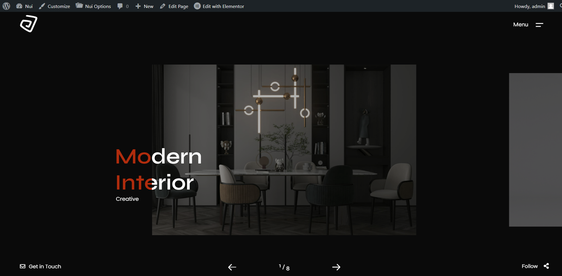 Portfolio Slider – Nui