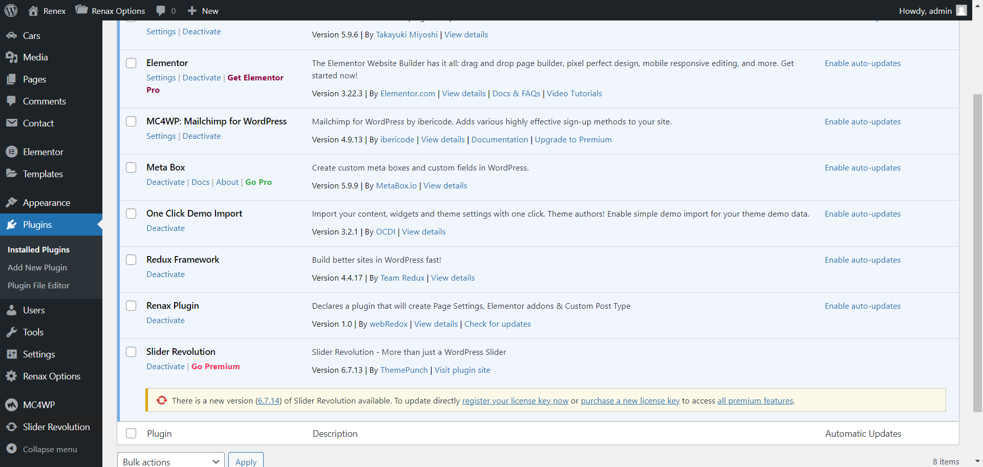 Plugins-‹-Renex-—-WordPress